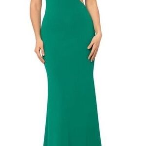 Betsy & Adam  Green Dress